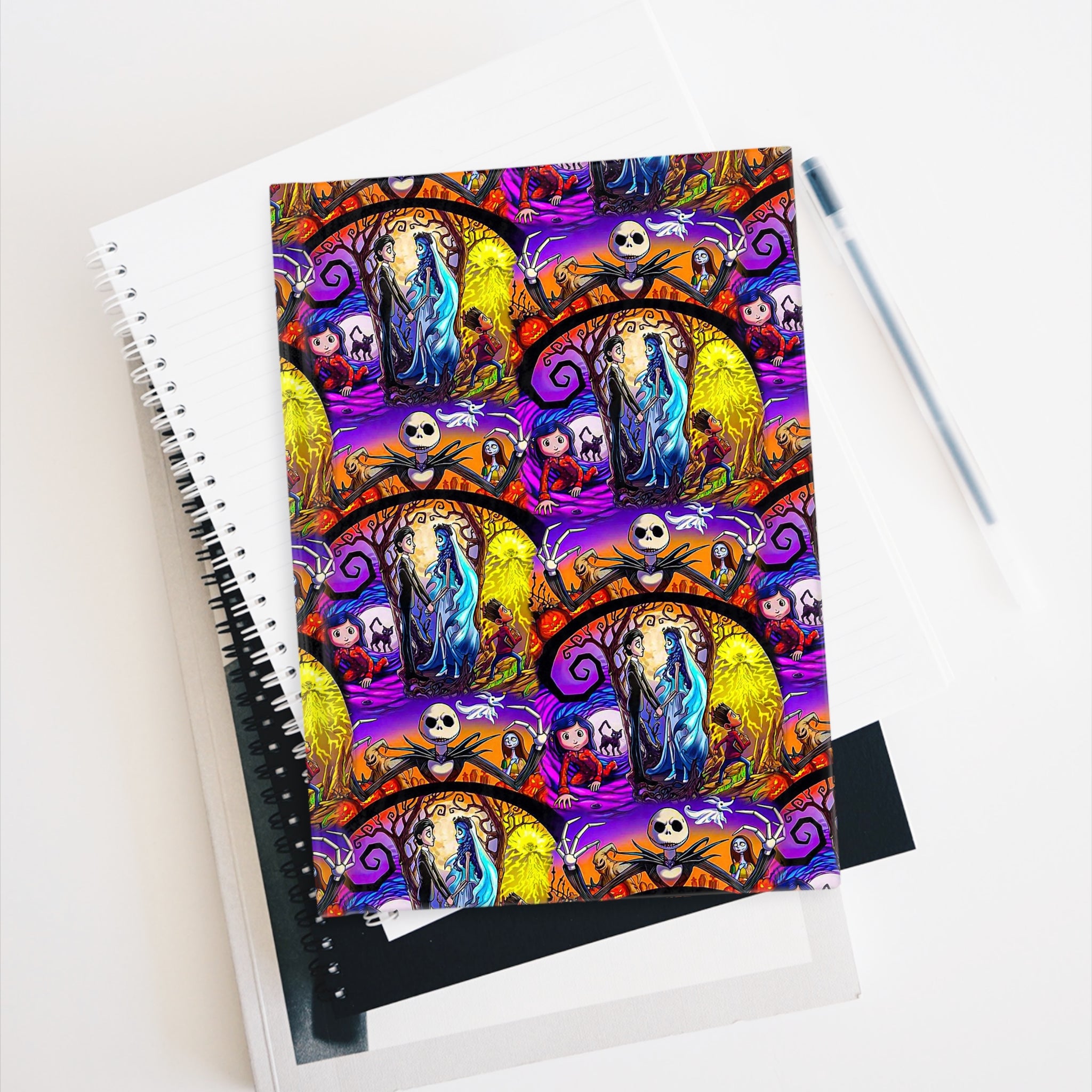 Nightmare Before Christmas- Journal - Ruled Line - Creations by Chris and Carlos